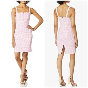 Revolve Likely Keeley pink gingham dress size 2